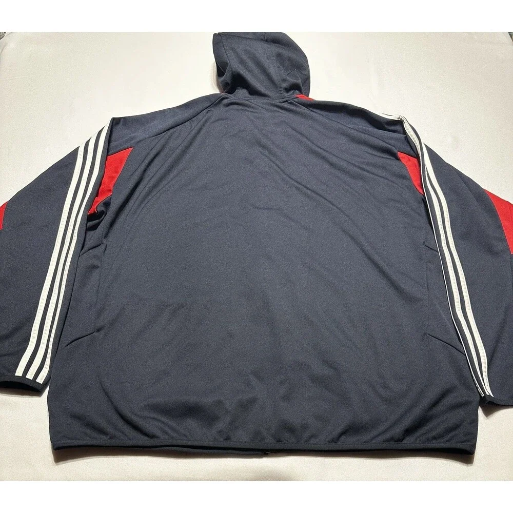 Red Bull New York Adidas Formotion Track Jacket Mens Size 2XL XXL Soccer *READ**